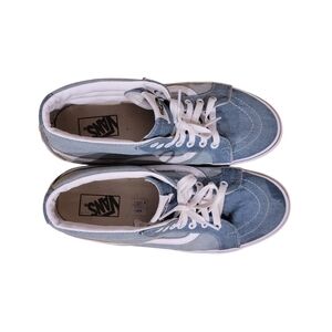 Vans Sk8-Mid Reissue (Denim 2-Tone) Blue/True White Sneakers size 11